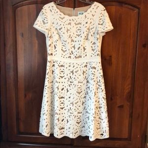 White eyelet dress